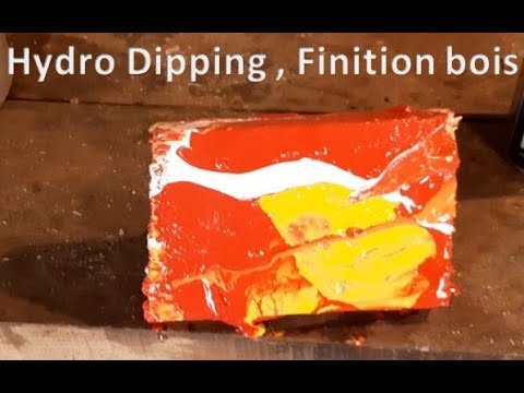 Finition tournage bois Essayez l'Hydro Dipping
