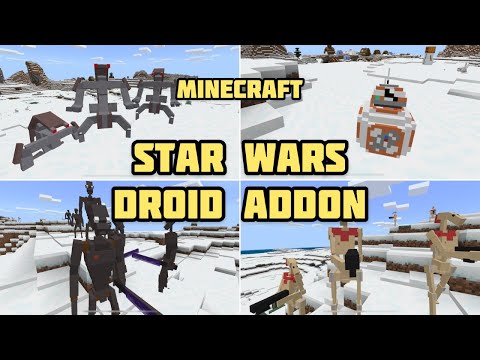 Star Wars DROID ADDON for Minecraft Pocket Edition 1.16+ | iOS and Android