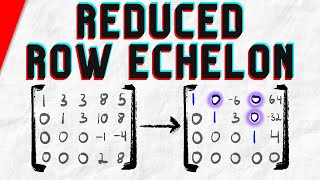 Reduced Row Echelon Form of the Matrix Explained | Linear Algebra