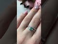 Серебряное кольцо с изумрудом 0.48ct