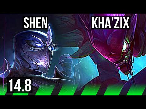 SHEN vs KHA'ZIX (JGL) | 2100+ games, 4/2/16 | NA Master | 14.8