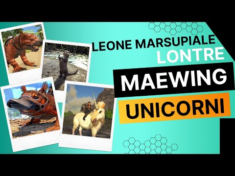 Ark Fjordur LONTRA,LEONE MARSUPIALE,UNICORNI E MAEWING ITA  ITA