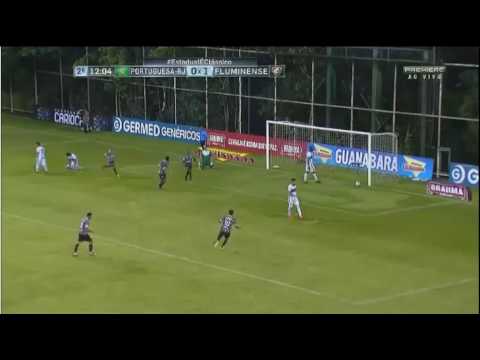 Gol de Leo  - Portuguesa-RJ 0 x 2 Fluminense - Campeonato Carioca