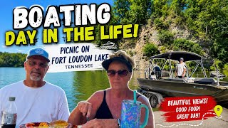      Just Us, the Boat & a Picnic | Tennessee Lake Life!