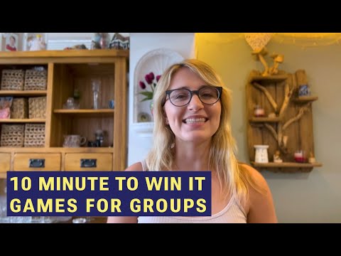 10 Minute To Win It games for groups at team-building events