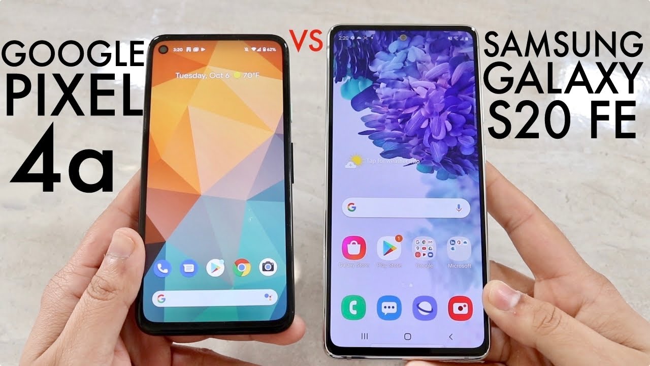 Samsung Galaxy S20 FE Vs Google Pixel 4a! (Comparison) (Review)