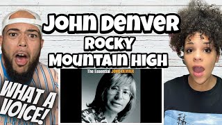 WE’RE SPEECHLESS!..| FIRST TIME HEARING John Denver - Rocky Mountain High REACTION