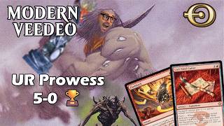 5-0 🏆 UR Prowess! Deck is busted post-ban! | Modern | MTGO