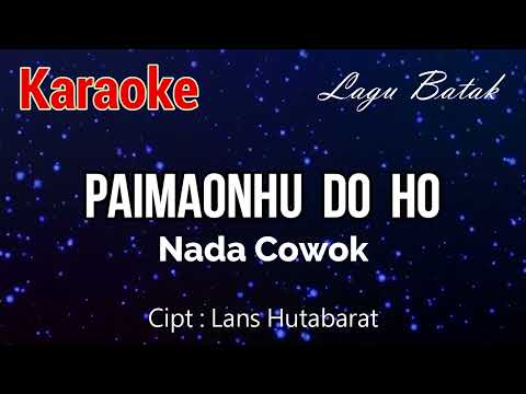 Karaoke : Paimaon hu do ho (Nada Cowok)