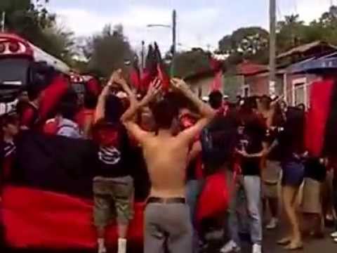 "LRN  EN DIRIAMBA" Barra: Legión Roja y Negra &bull; Club: Walter Ferretti