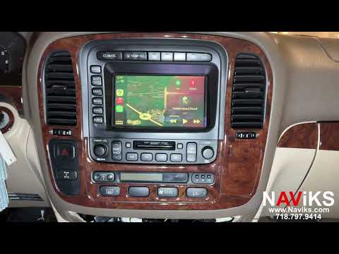 Fits 1998 - 2007 Toyota Land Cruiser (J100) Apple CarPlay & Android Auto (Wired & Wireless)