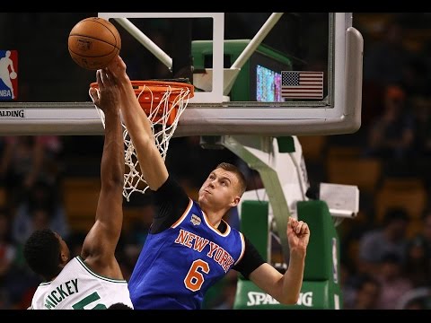 Kristaps Porzingis Highlights | Pre-Season @ Boston