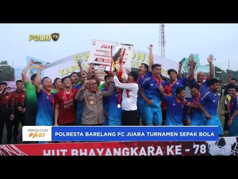 POLRESTA BARELANG JUARA TURNAMEN SEPAKBOLA