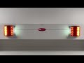 Združené LED svetlo 12V - smerové / pozičné / brzdové / osvetlenie ŠPZ / ECE R4 (105x98x35mm) - Video Youtube