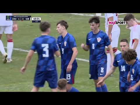 HRVATSKA U19 vs GIBRALTAR U19 8:0 (Kvalifikacije za U19 Europsko prvenstvo)