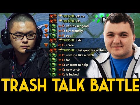 MidOne [Dragon Knight] VS Mind_ControL [Viper] Dota 2 | Trash Talk Battle