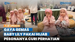 Potret Baby Lily Pakai Gamis Dan Hijab Bordir, Pipi Chubby Anak Raffi Ahmad Bikin Netizen Gemas
