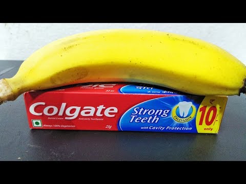 APPLY TOOTHPASTE & BANANAS On Your Skin- Permanent Skin Whitening Face Mask- Amazing Beauty Hacks