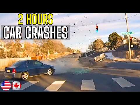 2 Hours Best Of Car Crashes Compilation | USA & Canada - 7