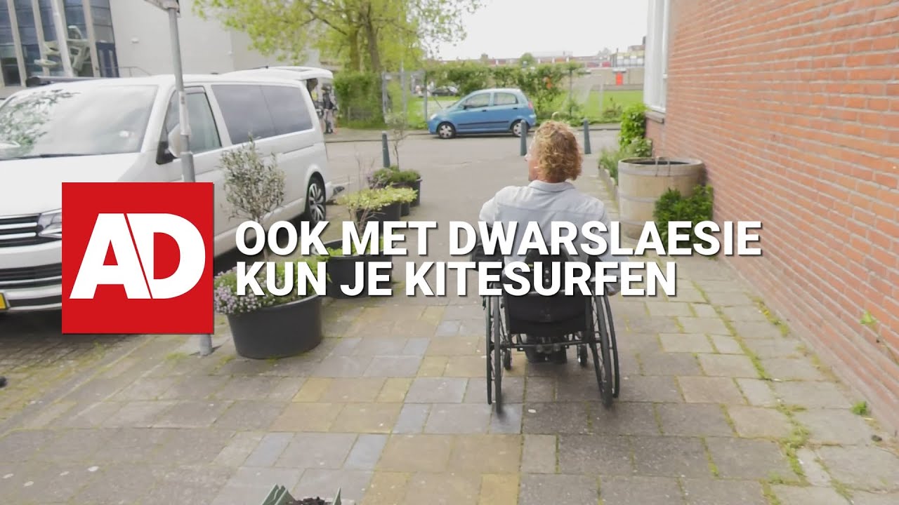 Ook met dwarslaesie kun je kitesurfen (Algemeen Dagblad)