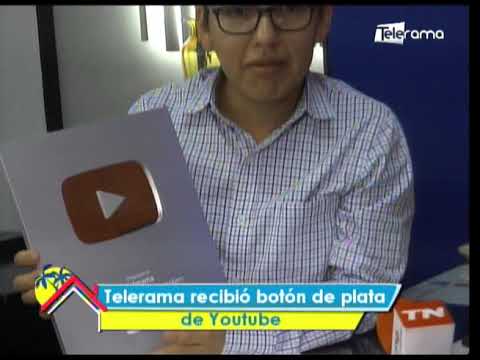 Telerama recibió botón de plata de Youtube