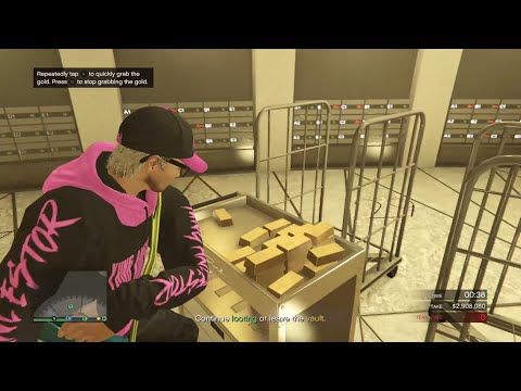 Gold Glitch 2.0 Post Update (Yung Ancestor Hard) - GTA Online - The Diamond Casino Heist