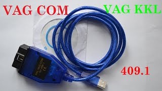 Проверка шнура kkl vag-com for 409. 1