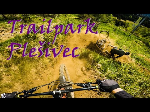 My new Favorite Bikepark! | Trailpark Plešivec! | technical endurotrails
