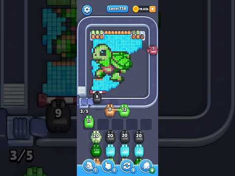 Pixel Flow Level 738 Walkthrough