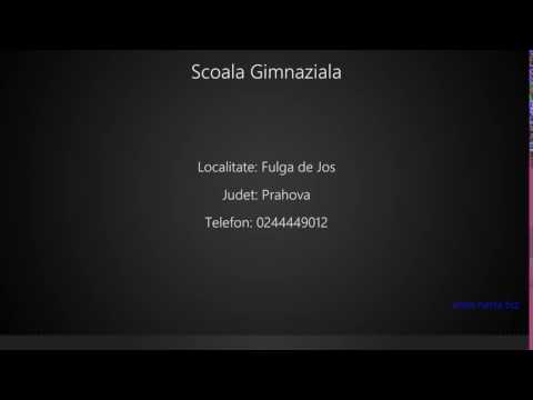 Scoala Gimnaziala Fulga de Jos