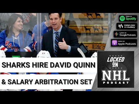 Sharks hire David Quinn, Nino Niederreiter signs with Nashville, NHL Salary Arbitration Dates Set.