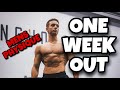 1 WEEK OUT - NATURAL MENS PHYSIQUE IFBB PRO QUALIFIER