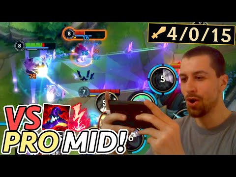 I picked FULL AP Seraphine vs a PRO Mid Laner in Wild Rift!