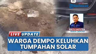 Bau Menyengat Muncul hingga Sebabkan Jalan Licin, Diduga Akibat Tumpahan Solar di Gang Dempo