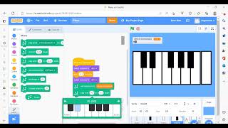 Piano Tiles in scratch || Mini project in scratch || scratch tutorial for beginner