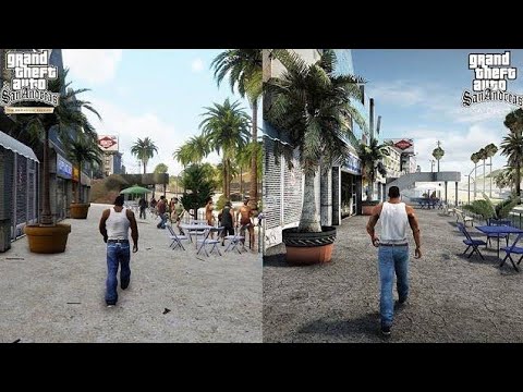 GTA DIRECTX 3.0 VS GTA DEFINITIVE EDITION | TEST GRAFIK GTA SAN ANDREAS