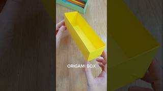 EASY long storage box A4 📥 | pecil box #diycrafts #easyorigami