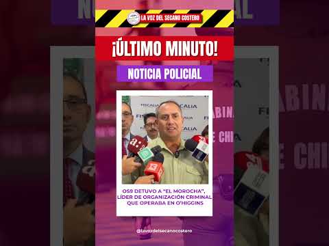 OS9 detuvo a “El Morocha”, líder de organización criminal que operaba en O’Higgins