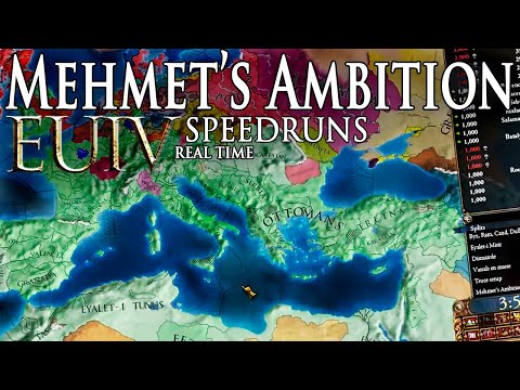 [WR] EU4 Mehmet's Ambition in under 4 hours (No Exploits, No Speed 5, 1.37.5)