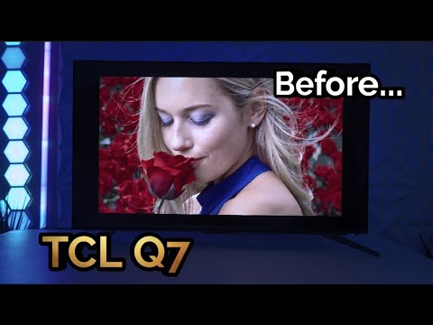 TCL QM750G before & after proper settings| The difference your tv settings make