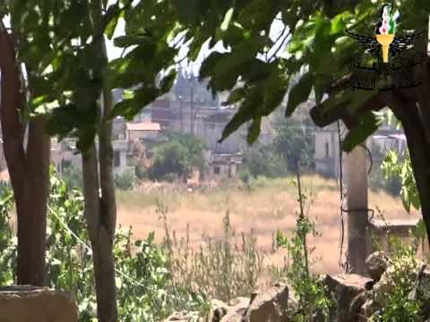 استهداف حاجز مفرق بشلامون بواسطة مدفع ب 57 ضمن مجريات معركة التوحيد والإخلاص