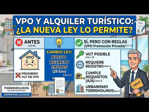 Alquiler Turístico en Vivienda VPO: ¿Es Legal? — Torremolinos Gestión Vacacional
