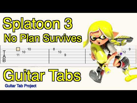 Splatoon 3 No Plan Survives Guitar Tutorial Tabs OST スプラトゥーン3