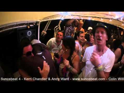 Suncebeat 4 - Andy Ward and Kerri Chandler having fun - Walking around the boat - Colin Williams
