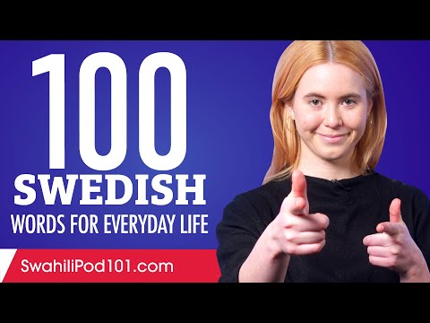 100 Swedish Words for Everyday Life - Basic Vocabulary #5