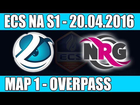 Luminosity vs NRG eSports | Map 1 (Overpass) ECS NA Season 1 2016 CS:GO Week 2 (20th April)