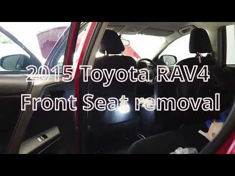 2015 Toyota Rav4 Front Seat removal