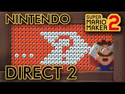 Super Mario Maker 2 - Mario Watches Nintendo Direct 2