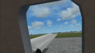 preview picture of video 'FSX TAKEOFF Your the Passenger'