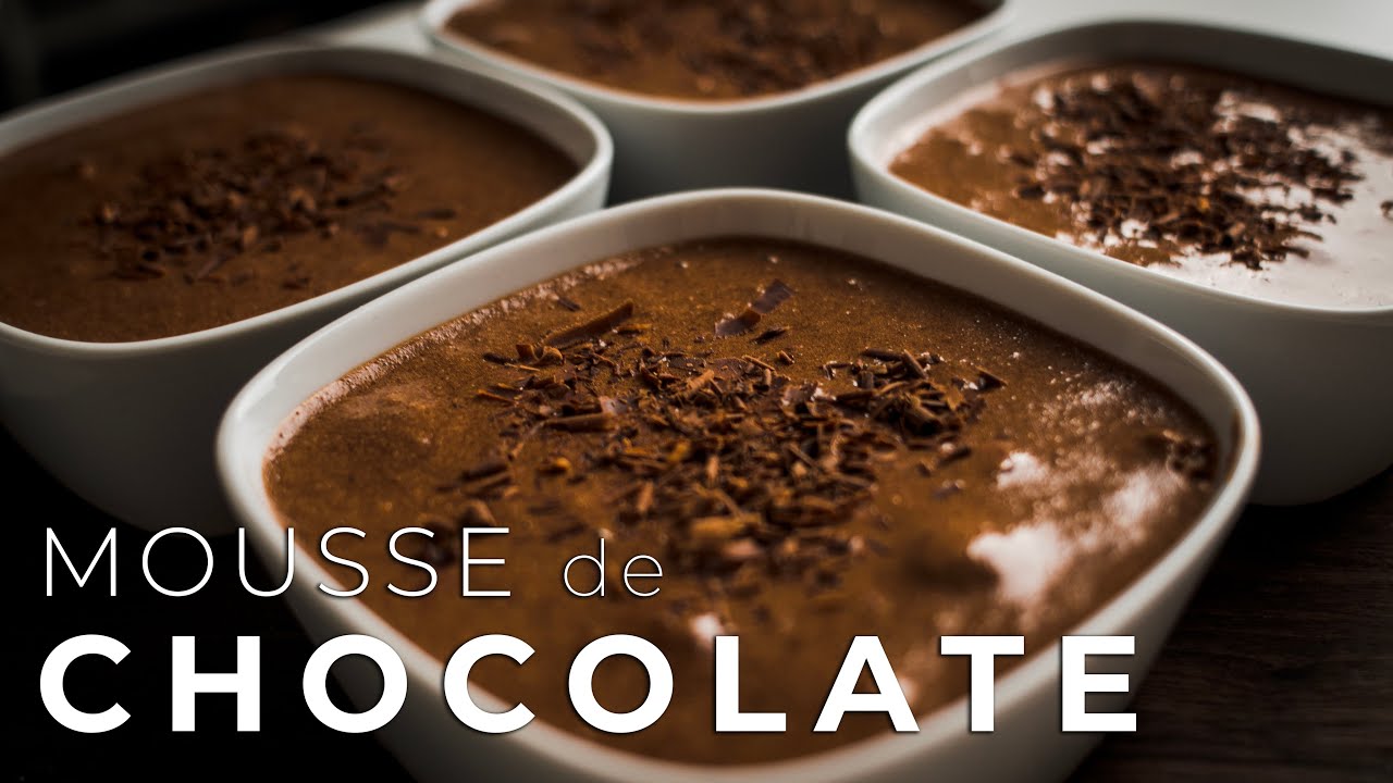 Mousse de chocolate super cremosa